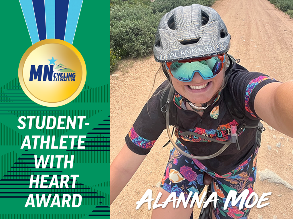 2022 Student Athlete with Heart award Alanna Moe