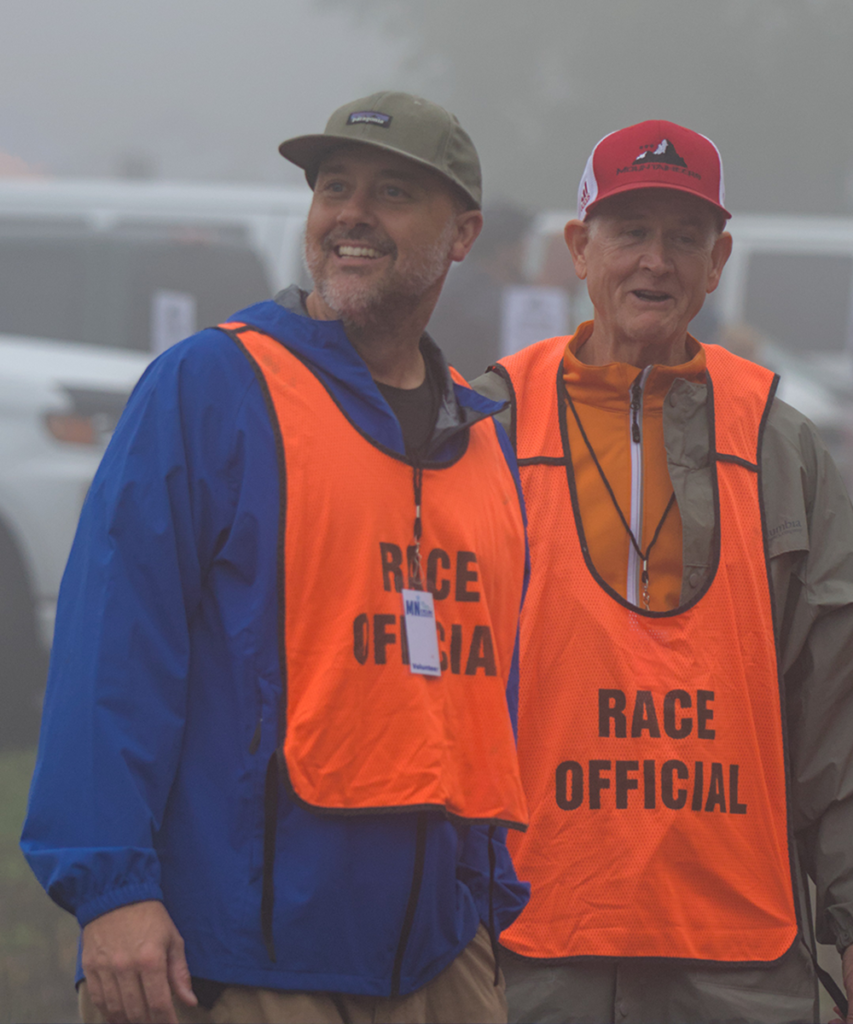 Race day support volunteers