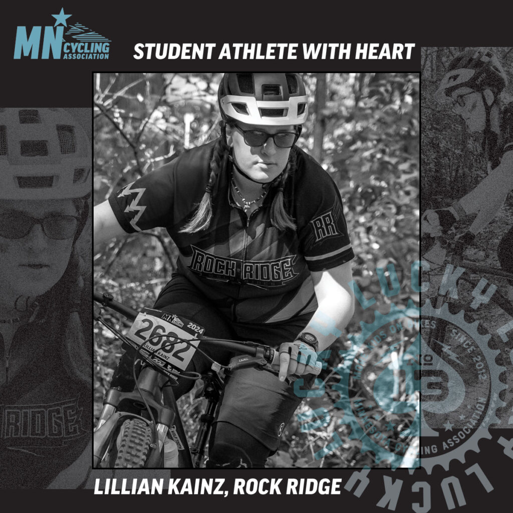 2024 female Student athlete with heart Lillian Kainz